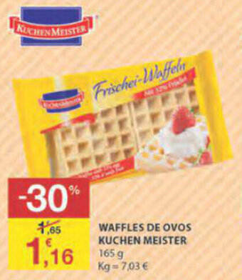 E.Leclerc Waffles de Ovos Kuchen Meister 165g promoção