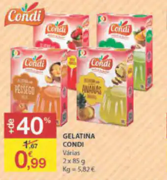 E.Leclerc Gelatina Condi 2x85g promoção