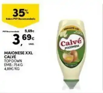 Continente Maionese XXL Calvé 754g promoção