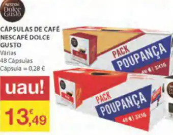 E.Leclerc Cápsulas de Café Nescafé Dolce Gusto 40 Cápsulas promoção
