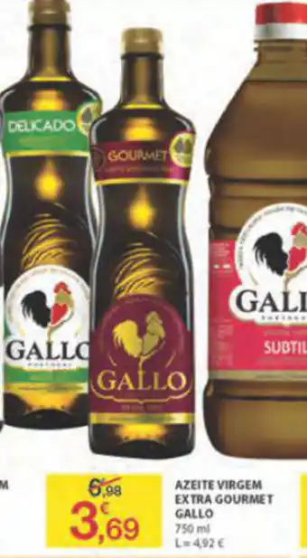 Azeite Virgem Extra Gourmet Gallo 750ml