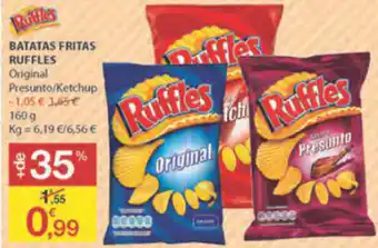 Batatas Fritas Ruffles 160g