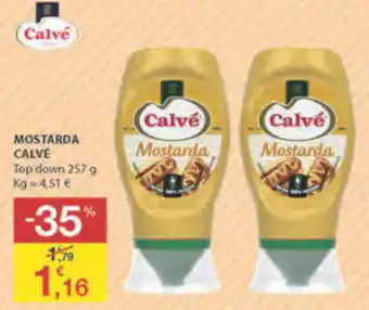 Mostarda Calvé Top Down 257g