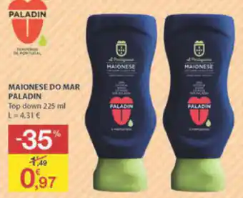 E.Leclerc Maiionese de Mar Paladin Top Down 225ml promoção