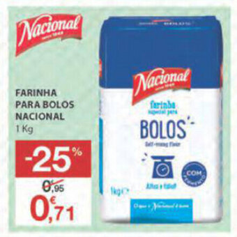 E.Leclerc Farinha para Bolos Nacional 1kg promoção