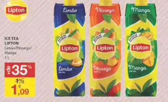 E.Leclerc Ice Tea Lipton 1L promoção