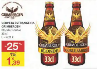Cerveja Estrangeira Grimbergen 33cl