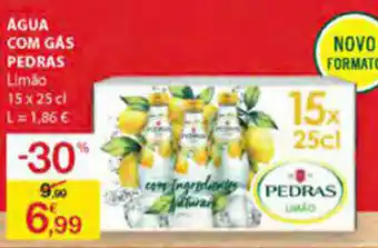 E.Leclerc Água C/ Gás Pedras Salgadas 15x25cl promoção
