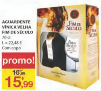 E.Leclerc Aguardente Vínica Velha Fim de Século 70cl promoção