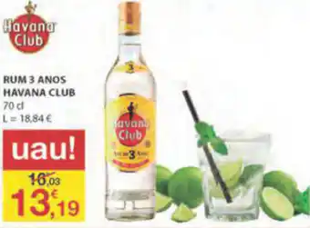 rum 3 Anos Havana Club 70cl