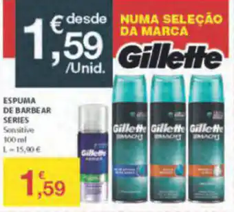 E.Leclerc Espuma de Barbear Series 100ml promoção
