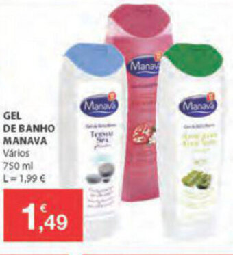E.Leclerc Gel de Banho Manava 750ml promoção