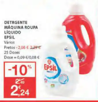 E.Leclerc Detergente Máquina de Roupa Líquido Epsil 25 Doses promoção