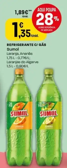 Intermarché Refrigerante c/ Gás Sumol 1.75L promoção