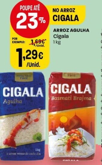Intermarché Arroz Agulha Cigala 1kg promoção
