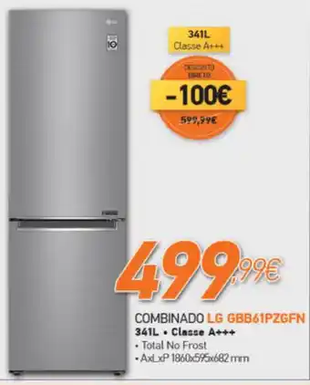 Combinado LG GBB61PZGFN