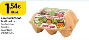 Intermarché 6 Ovos Frescos Matinados promoção