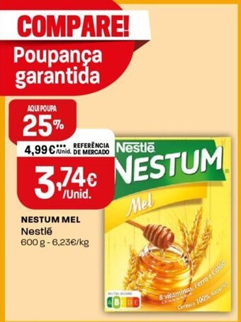 Intermarché Nestum Mel Nestlé 600g promoção