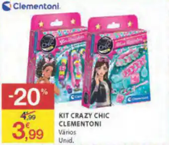 E.Leclerc Kit Crazy Chic Clementoni promoção