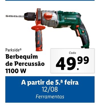 Lidl Parkside Berbequim de Percussão 1100W promoção