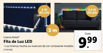 Lidl Fita de Luz LED promoção