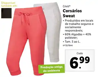Lidl Corsários Sweat S ao L promoção