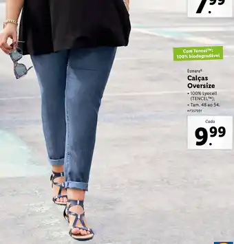 Lidl Calças Oversize 48 ao 54 promoção