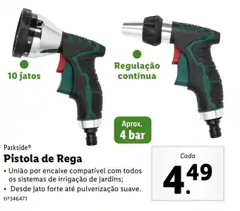 Lidl Pistola de Rega promoção