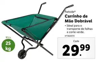 Lidl Carrinho de Mão Dobrável promoção