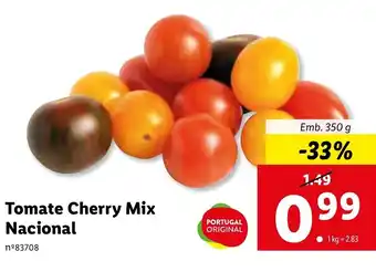 Lidl Tomate Cherry Mix Nacional 350g promoção