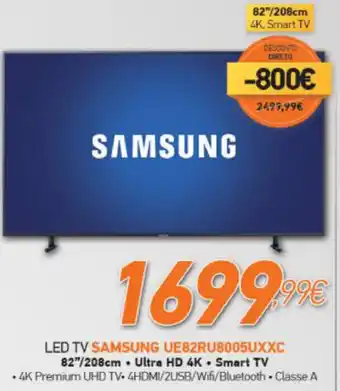Expert LED TV Samsung UE82RU8005UXXC promoção