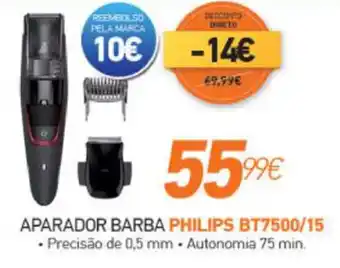 Aparador Barba Philips BT7500/15