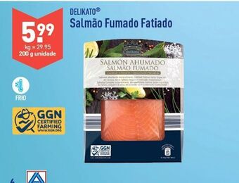 ALDI Salmão fumado promoção