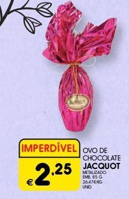 Meu Super Ovo de chocolate jacquot promoção