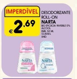 Desodorizante narta