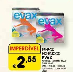 Meu Super Absorvente evax promoção