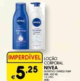 Meu Super Loção hidratante nivea promoção