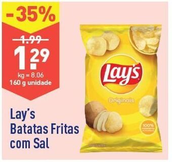 ALDI Batata chips lay's promoção