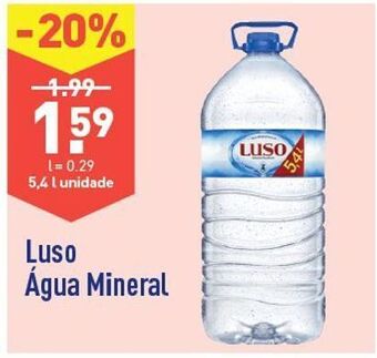 ALDI Água luso promoção