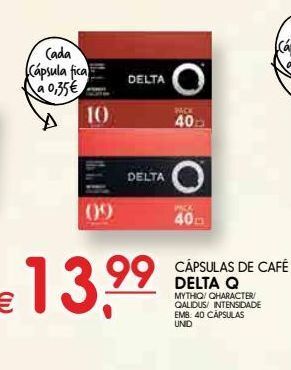 Meu Super Cápsulas de café delta q promoção