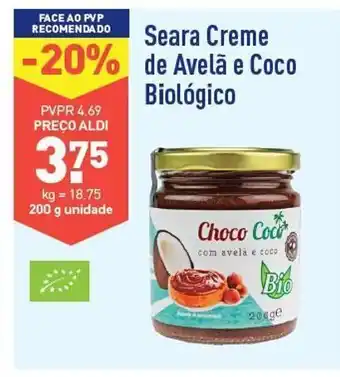 ALDI Creme de avelã promoção