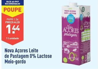 ALDI Leite nova açores promoção