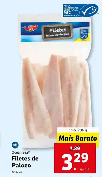 Lidl Filetes de Paloco 900g promoção
