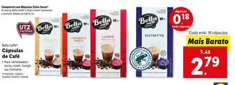 Lidl Cápsulas de Café Bella promoção