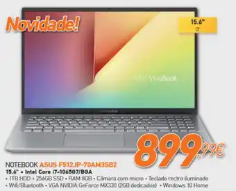 Notebook Asus F512JP-70AM3SB2
