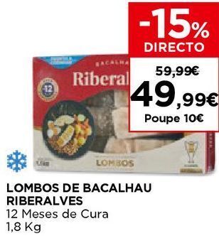 El Corte Inglés Bacalhau congelado riberalves promoção