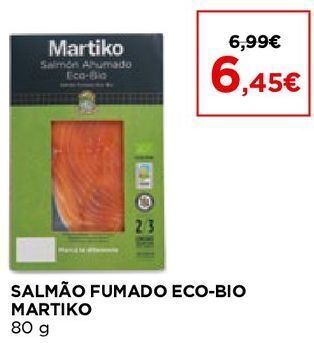El Corte Inglés Salmão fumado martiko promoção