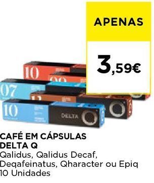 Cápsulas de café delta q