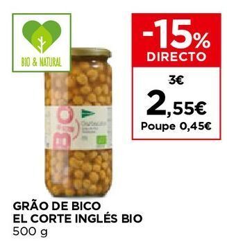 El Corte Inglés Grão de bico el corte inglés promoção