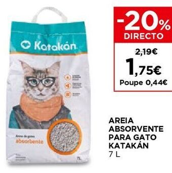El Corte Inglés Areia para gato promoção